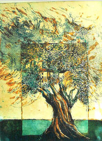 Olivenbaum (40 cm x 30 cm)